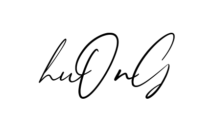 Huong creative signature style in English