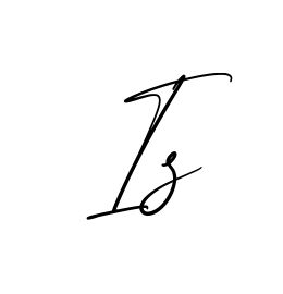 I S creative signature style in English
