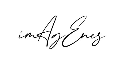 Imagene S creative signature style in English