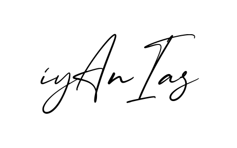 Iyania S creative signature style in English