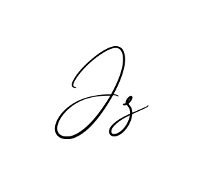 J S creative signature style in English