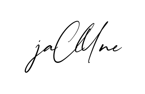 Jaclyne creative signature style in English