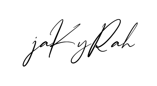 Jakyrah creative signature style in English
