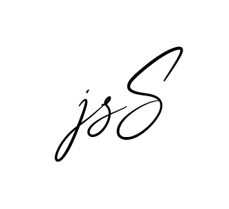 Js S creative signature style in English