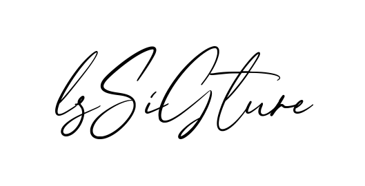 Ls Signature creative signature style in English