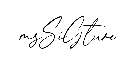 Ms Signature creative signature style in English
