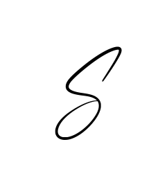 S creative signature style in English