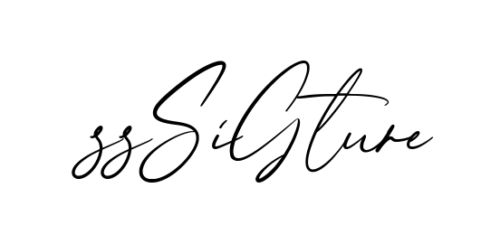 Ss Signature creative signature style in English
