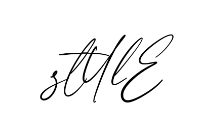 Style creative signature style in English