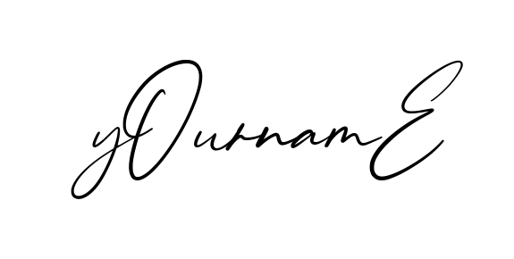 Your Name stylish handwritten signature preview