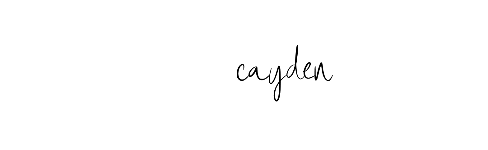 Signature of -----------cayden