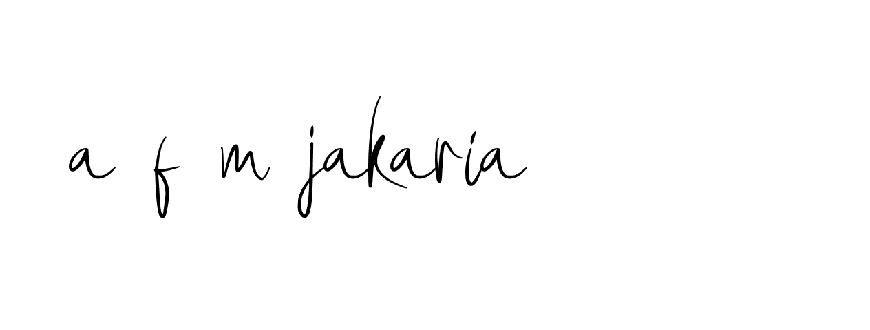 Signature of a-f-m-jakaria