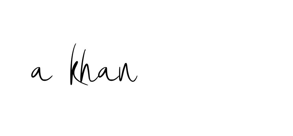 Signature of a-khan