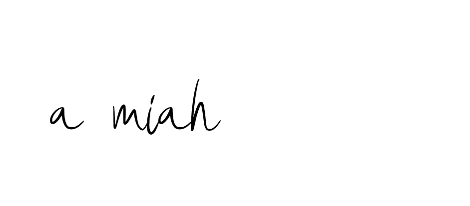 Signature of a-miah