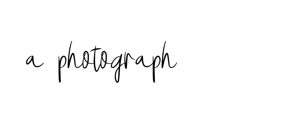 Signature of a-photograph