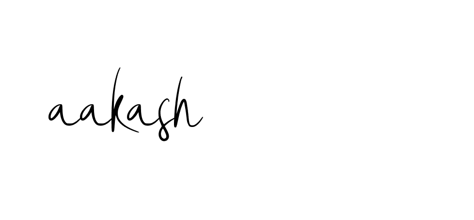 Signature of aakash-