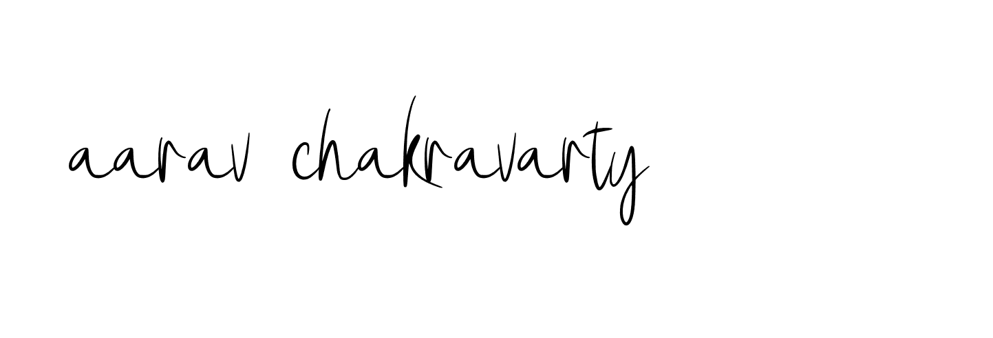 Signature of aarav-chakravarty