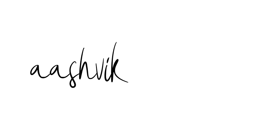 Signature of aashvik