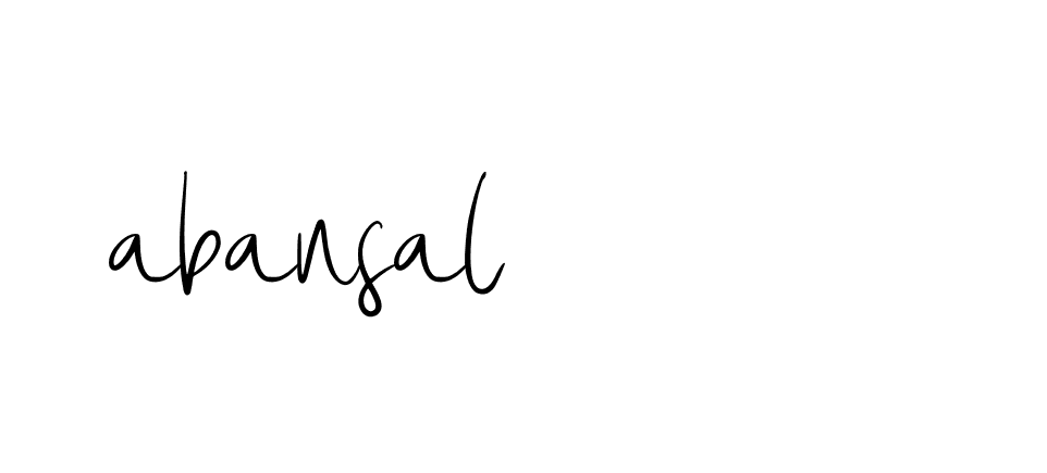 Signature of abansal