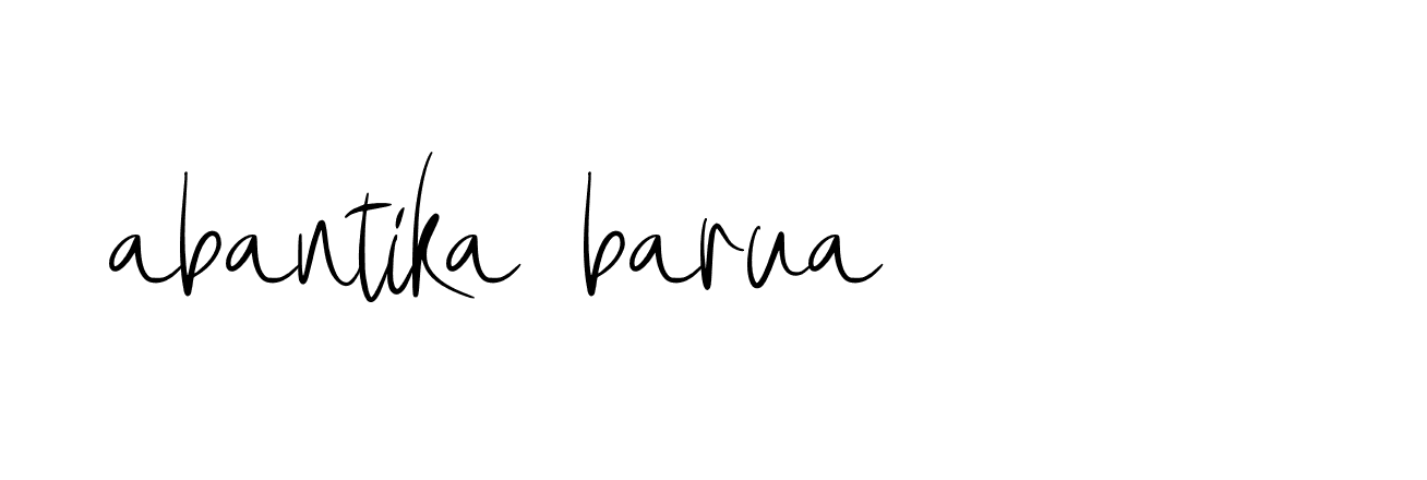 Signature of abantika-barua