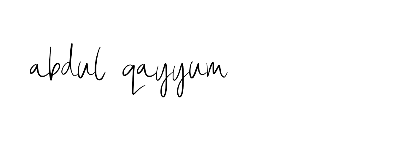 Signature of abdul-qayyum-