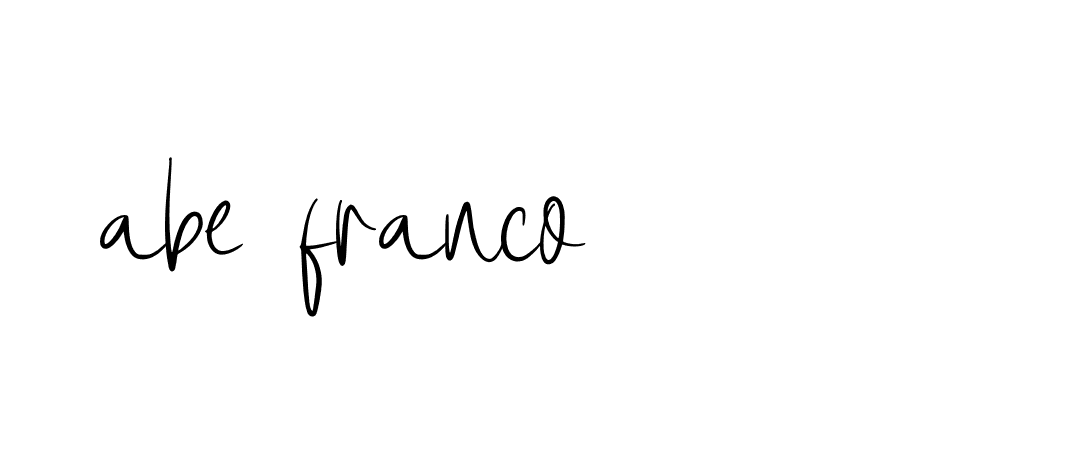 Signature of abe-franco