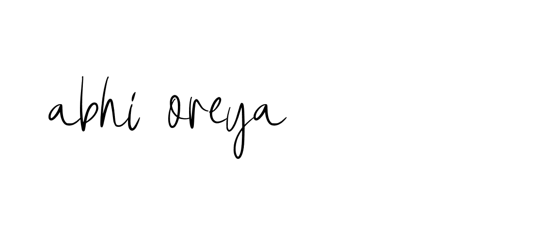 Signature of abhi-oreya-