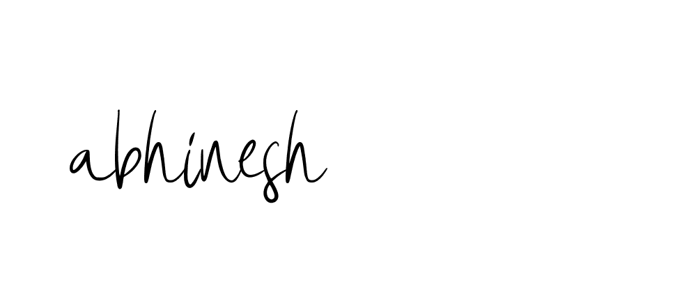 Signature of abhinesh