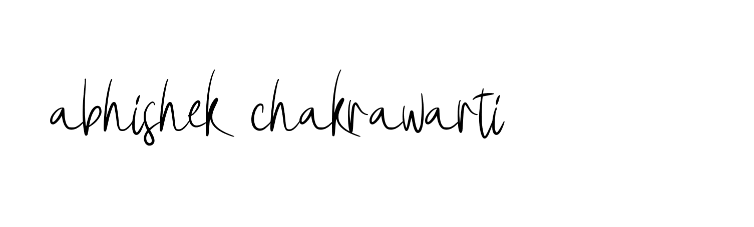 Signature of abhishek-chakrawarti