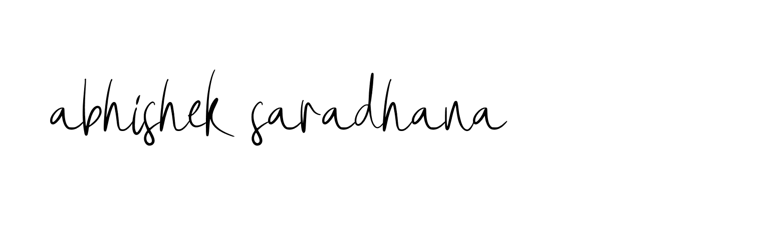 Signature of abhishek-saradhana