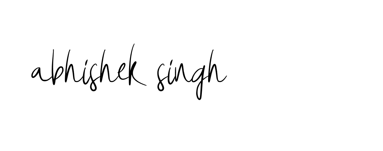 Signature of abhishek-singh