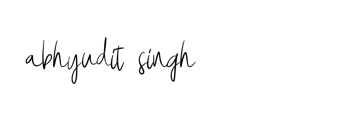 Signature of abhyudit-singh-