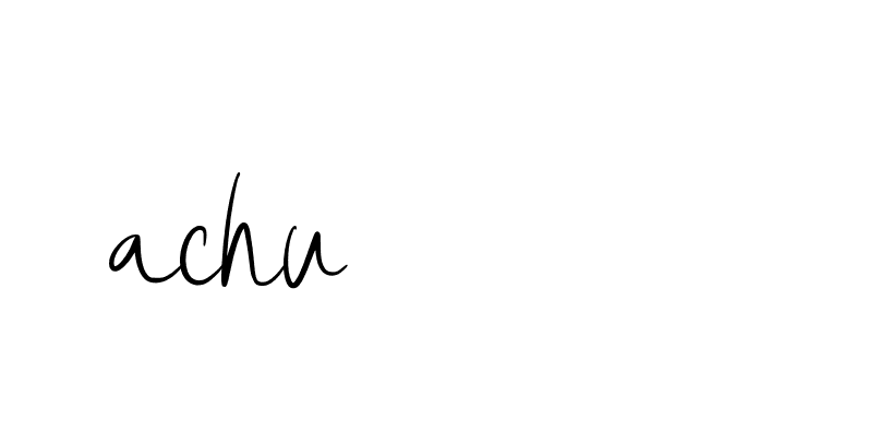 Signature of achu