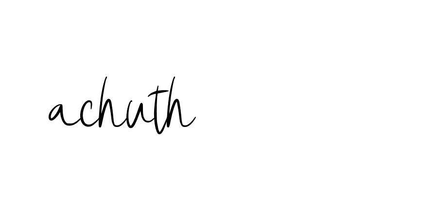 Signature of achuth