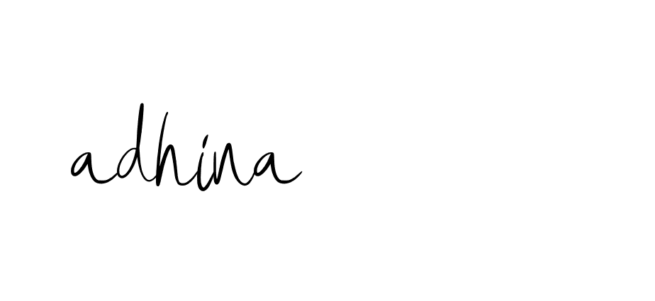 Signature of adhina