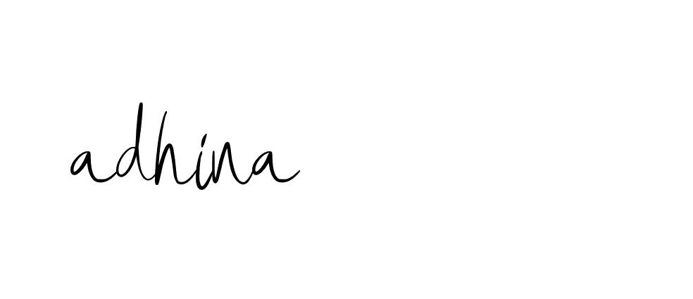 Signature of adhina-