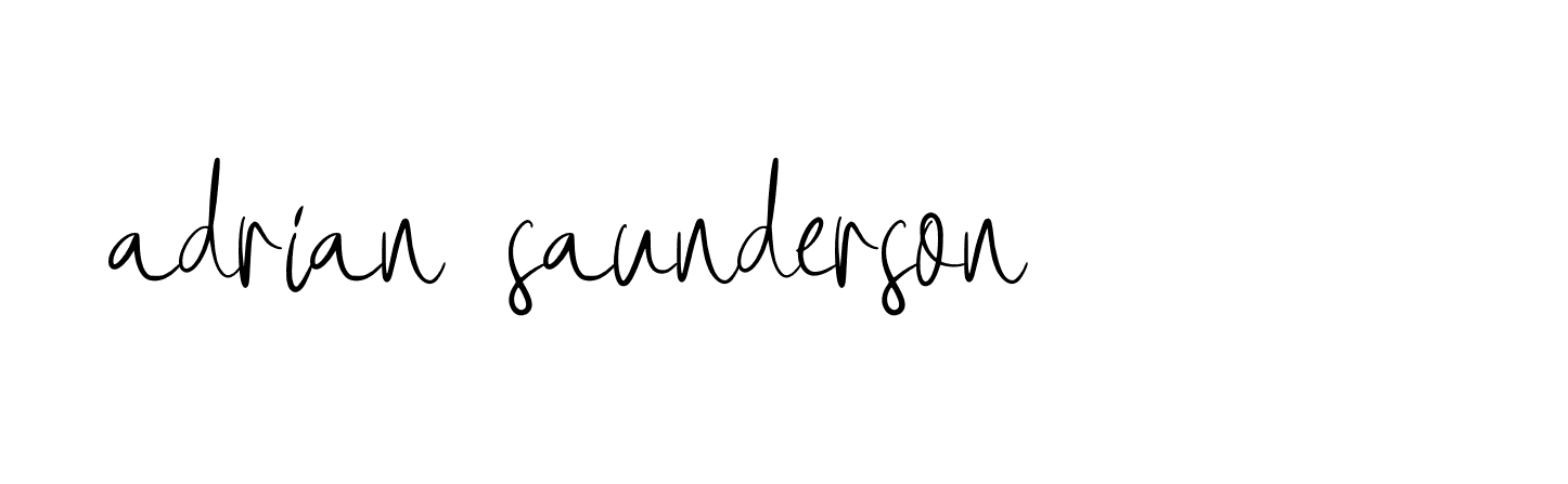 Signature of adrian-saunderson