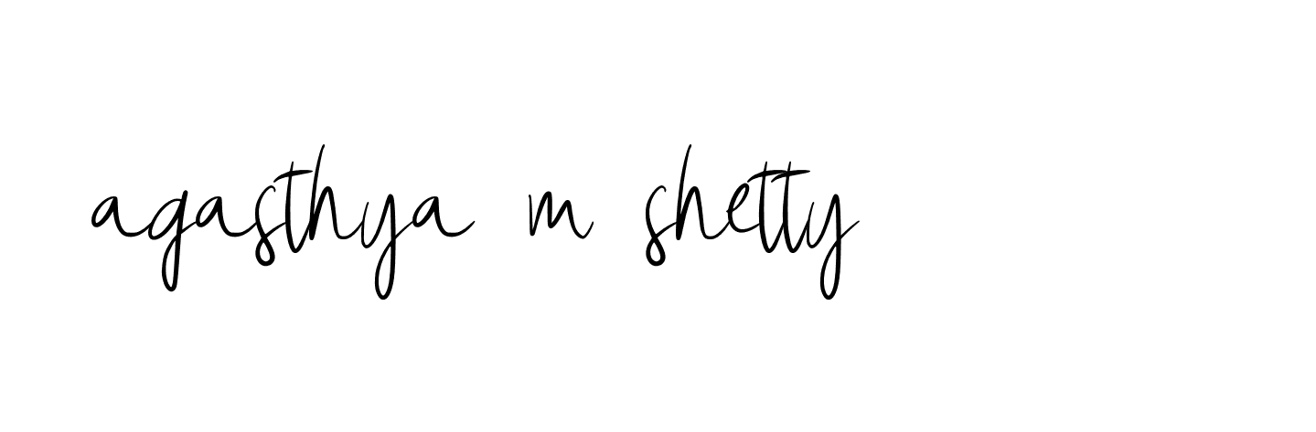 Signature of agasthya-m-shetty