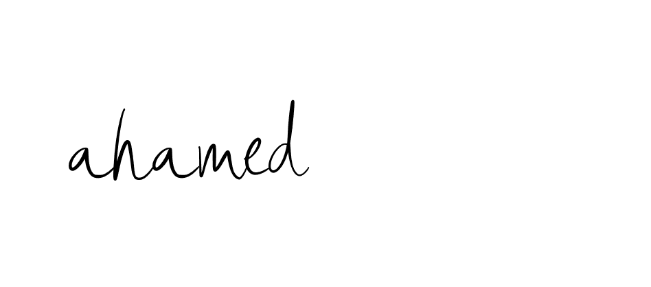 Signature of ahamed