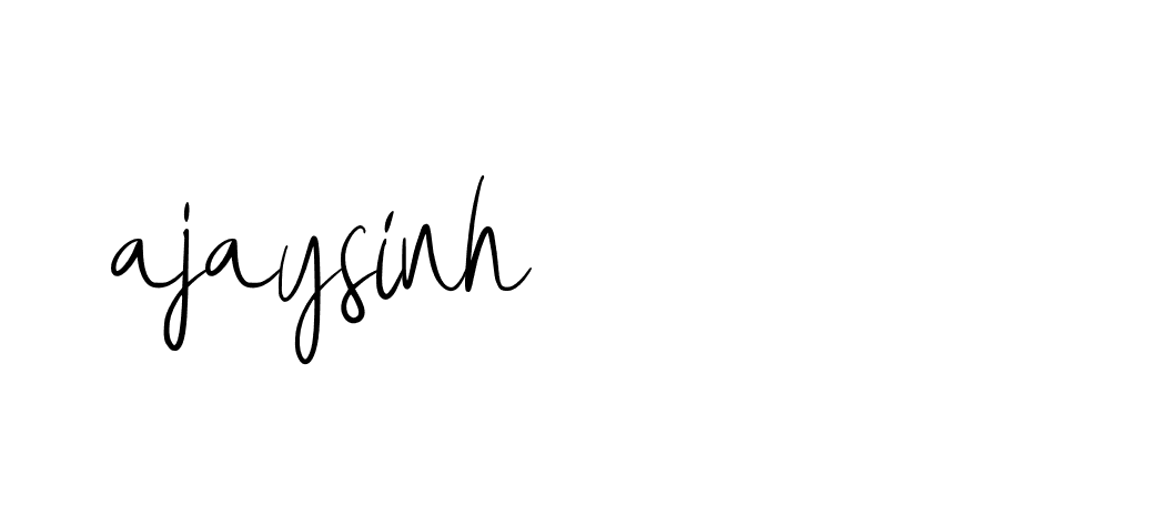 Signature of ajaysinh-