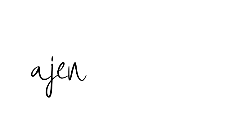 Signature of ajen