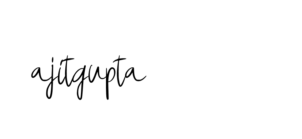 Signature of ajitgupta