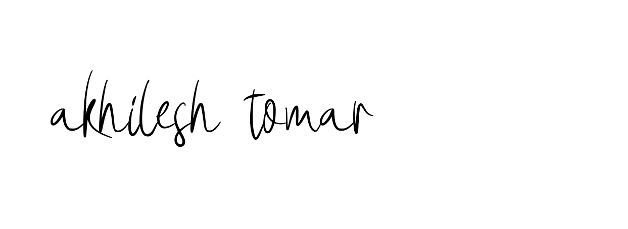 Signature of akhilesh-tomar