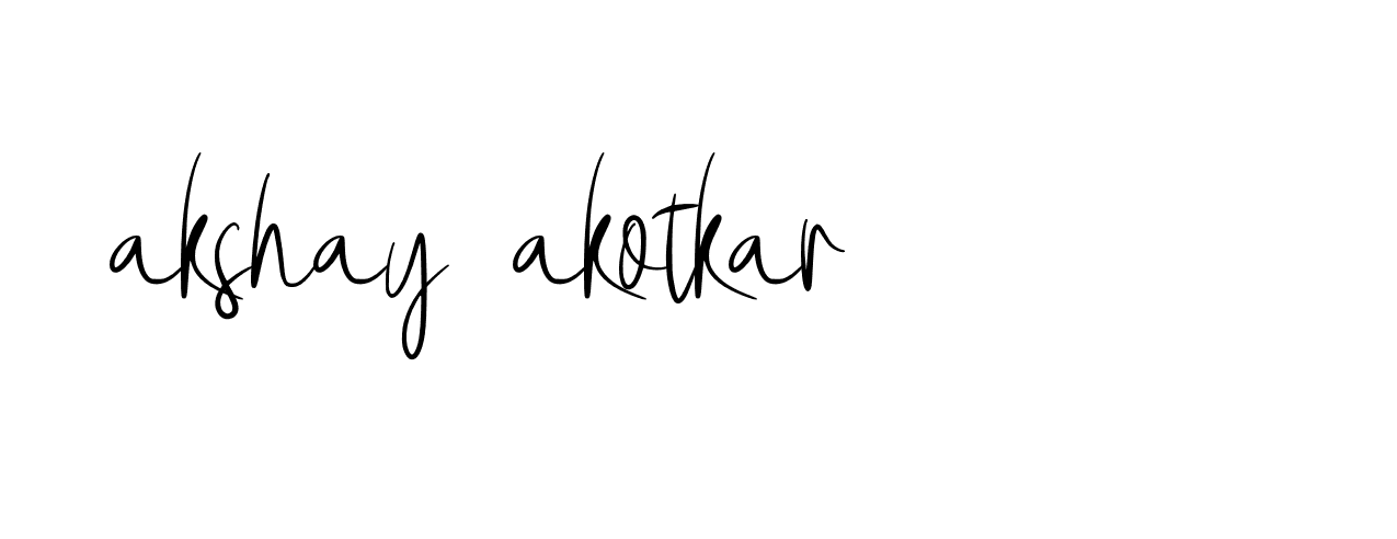 Signature of akshay-akotkar