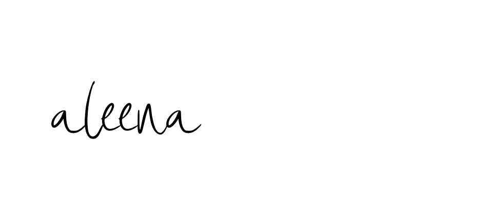 Signature of aleena-