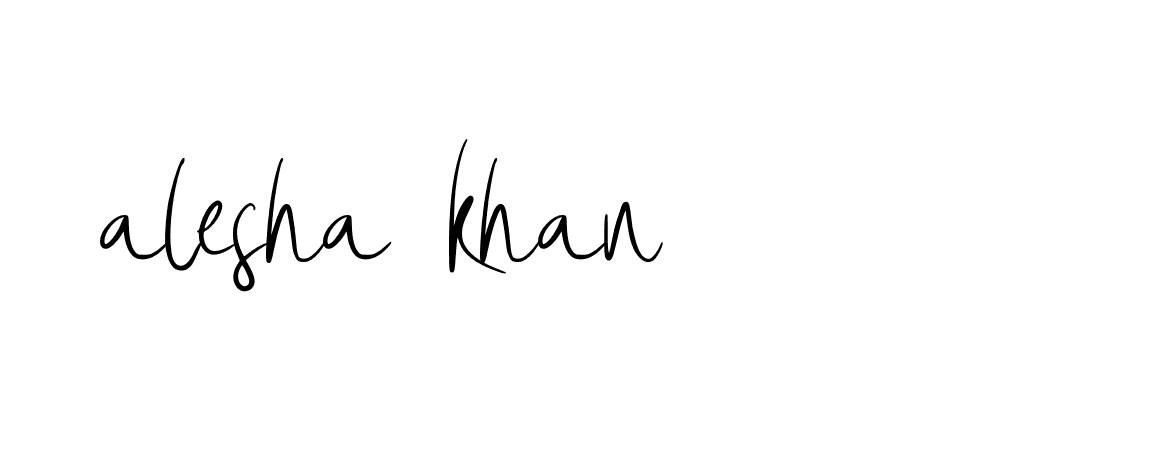 Signature of alesha-khan