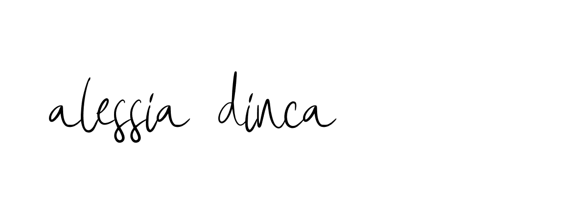 Signature of alessia-dinca