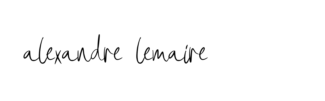 Signature of alexandre-lemaire