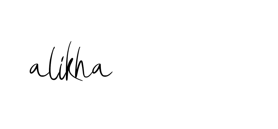 Signature of alikha-