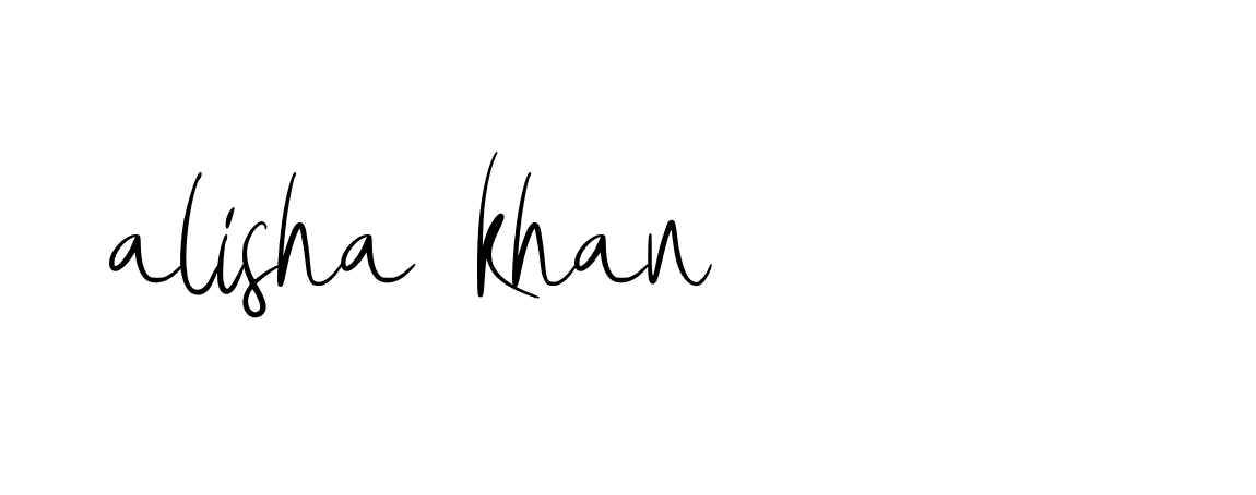 Signature of alisha-khan